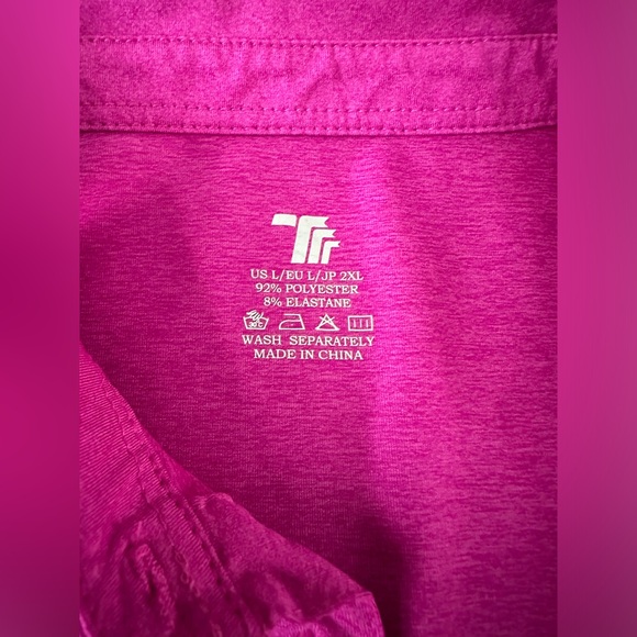 MoFiz Pink Golf Shirt Size L - Picture 4 of 4